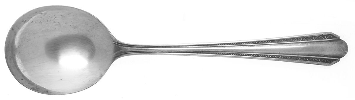Croydon-Mary Lee (Silverplate, 1932) Round Bowl Soup Spoon (Gumbo) by Oneida Silver-1