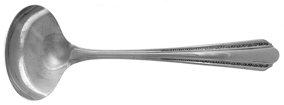 Croydon-Mary Lee (Silverplate, 1932) Solid Piece Cream Ladle by Oneida Silver-1