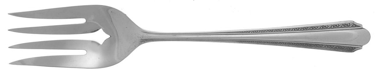 Croydon-Mary Lee (Silverplate, 1932) Medium Solid Cold Meat Serving Fork by Oneida Silver-1