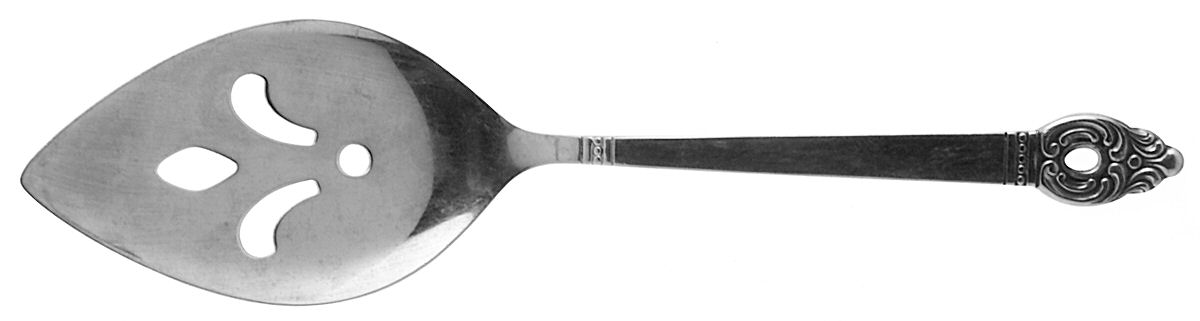 Danish Court (Stainless) Pierced All Stainless Pie Server by Oneida Silver-1