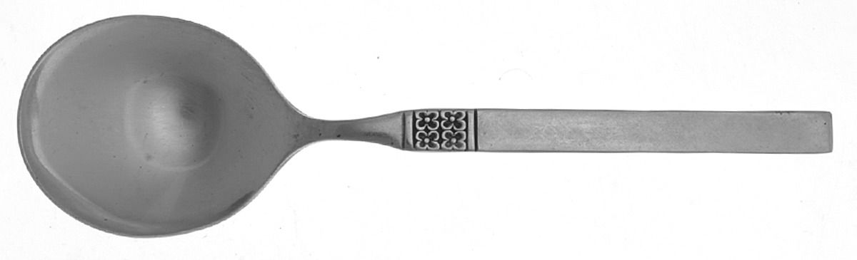 Danish Fling (Stainless) Round Bowl Soup Spoon (Cream Soup) by Oneida Silver-1