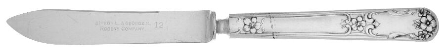 Daisy (Silverplate, 1910) Individual Solid Fruit Knife by Oneida Silver-1