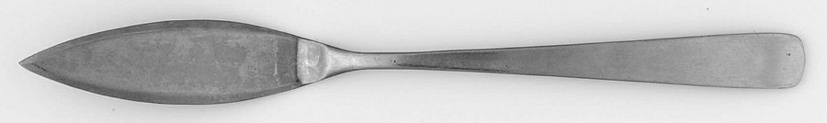 Dane (Stainless) Flat Handle Master Butter Knife by Oneida Silver-1