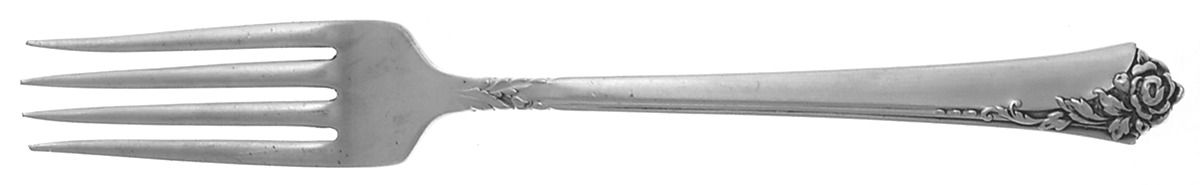 Damask Rose (Sterling, 1946, No Monograms) Fork by Oneida Silver-1