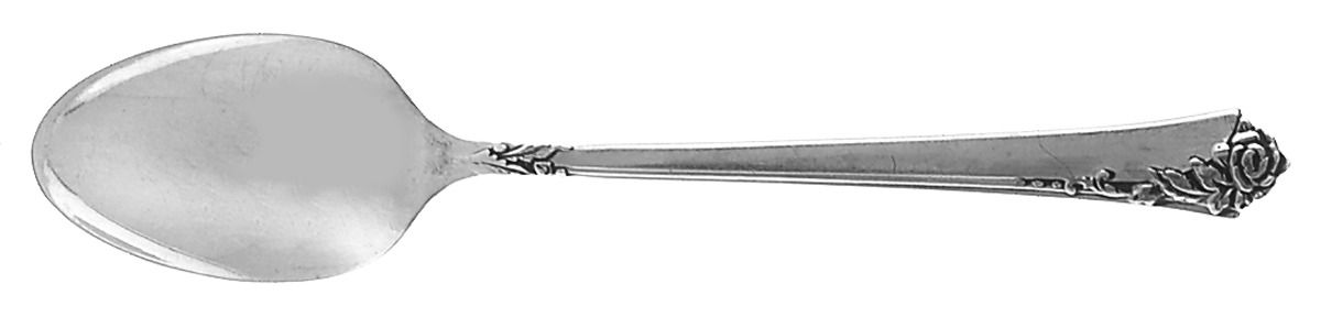 Damask Rose (Sterling, 1946, No Monograms) Demitasse Spoon by Oneida Silver-1