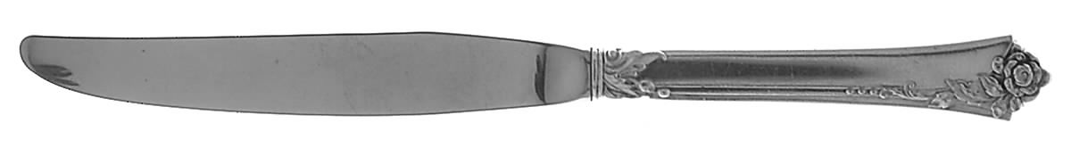 Damask Rose (Sterling, 1946, No Monograms) Modern Hollow Knife by Oneida Silver-1
