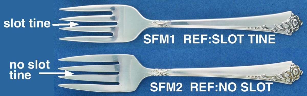 Damask Rose (Sterling, 1946, No Monograms) Individual Salad Fork by Oneida Silver-1