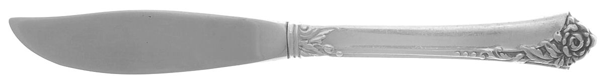 Damask Rose (Sterling, 1946, No Monograms) Hollow Handle Master Butter Knife by Oneida Silver-1
