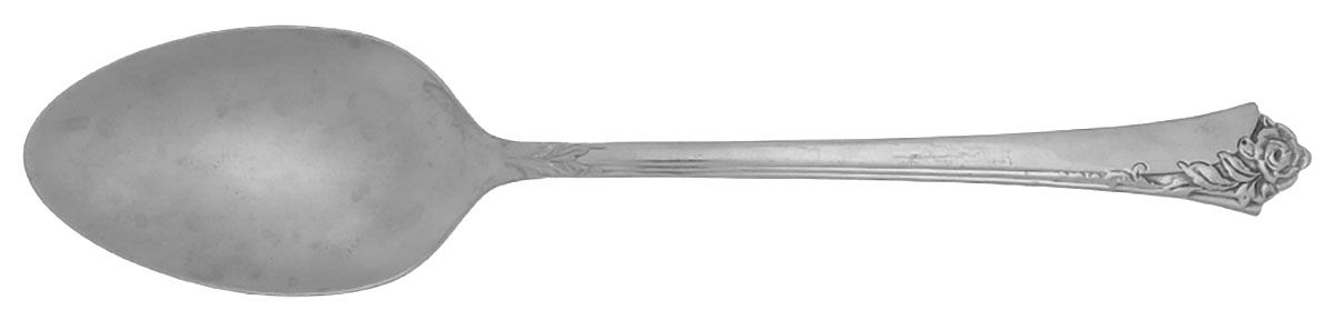Damask Rose (Stainless) Tablespoon (Serving Spoon) by Oneida Silver-1