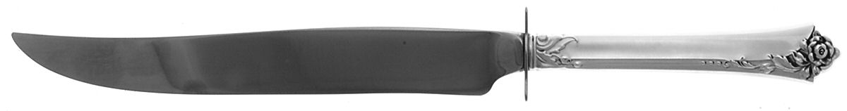 Damask Rose (Stainless) Small Steak Carving Knife with Stainless Blade by Oneida Silver-1