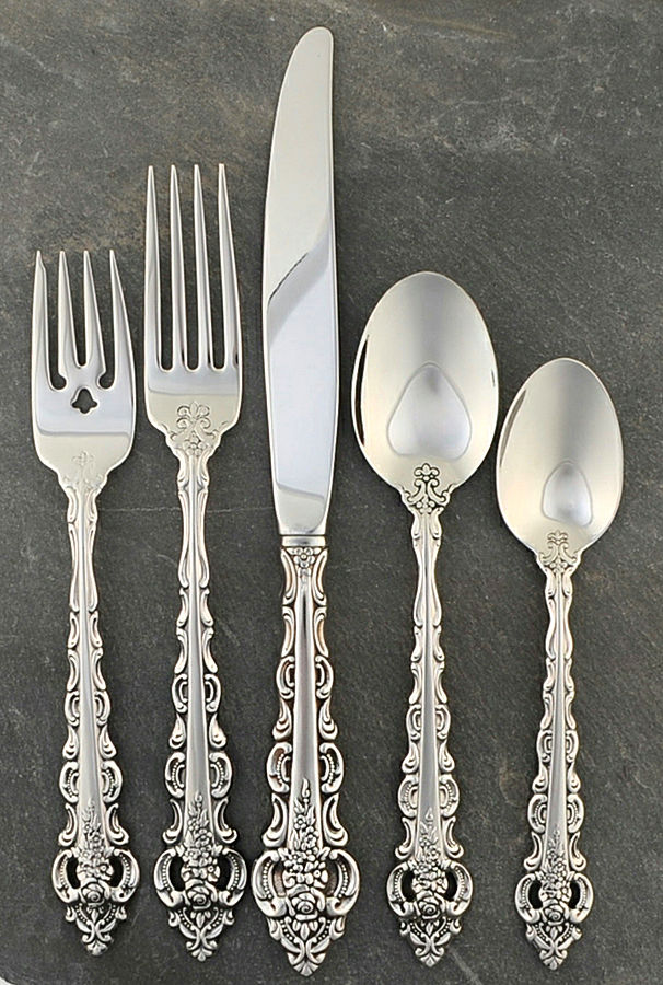 Da Vinci (Stainless) 5 Piece Place Setting by Oneida Silver-1
