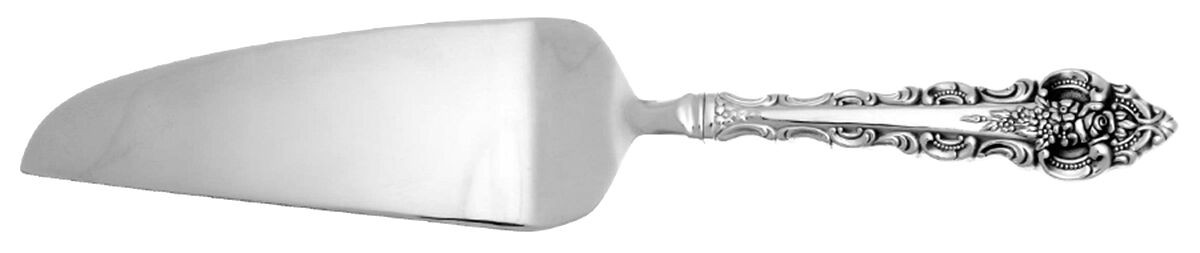 Da Vinci (Stainless) Pie Server with Serrated Stainless Blade HC by Oneida Silver-1