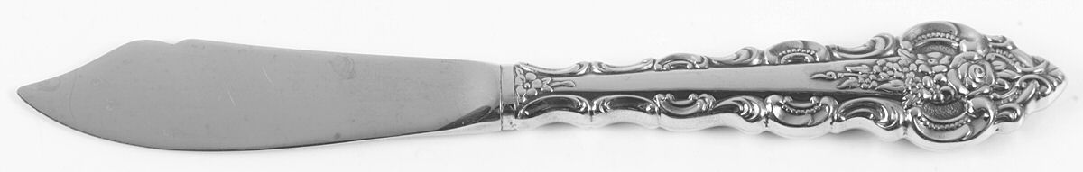 Da Vinci (Stainless) Hollow Handle Master Butter Knife by Oneida Silver-1