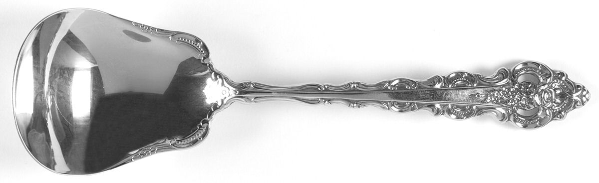 Da Vinci (Stainless) Solid Smooth Casserole Spoon by Oneida Silver-1