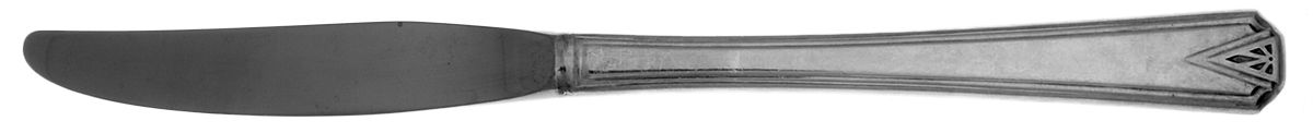 Deauville (Silverplate, 1929) Modern Hollow Grille Knife by Oneida Silver-1