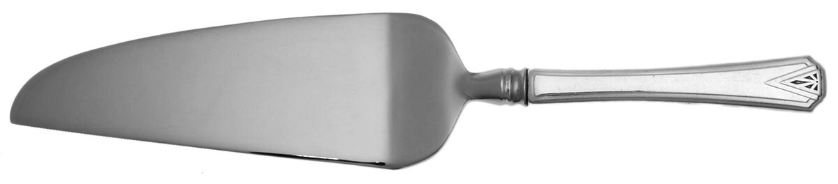 Deauville (Silverplate, 1929) Pie and Cake Server with Stainless Blade HC by Oneida Silver-1
