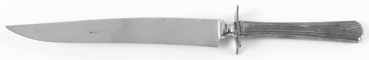 Deauville (Silverplate, 1929) Large Stainless Blade Roast Carving Knife by Oneida Silver-1