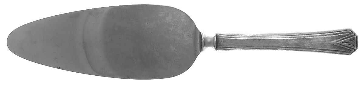 Deauville (Silverplate, 1929) Pie Server with Stainless Blade by Oneida Silver-1