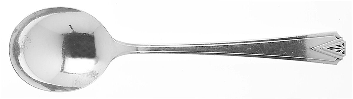 Deauville (Silverplate, 1929) Round Bowl Soup Spoon (Cream Soup) by Oneida Silver-1