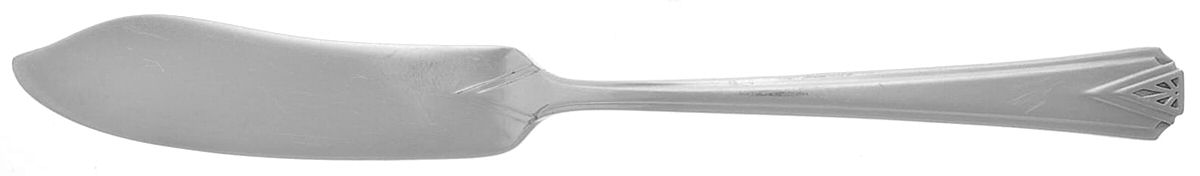 Deauville (Silverplate, 1929) Flat Handle Master Butter Knife by Oneida Silver-1