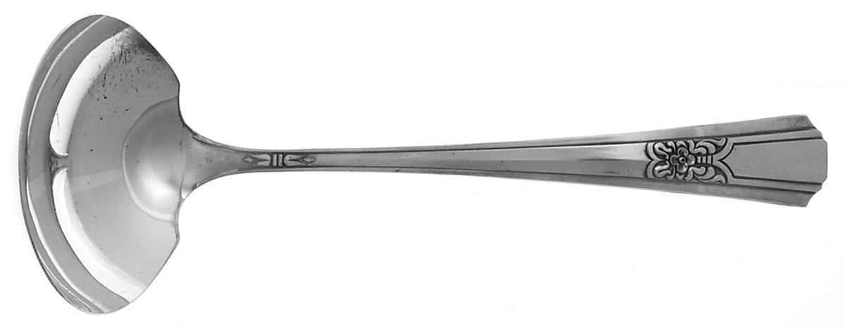 Debonair (Silverplate, 1938) Solid Gravy Ladle by Oneida Silver-1