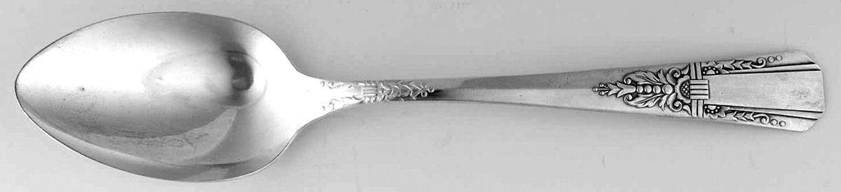 Debonair (Silverplate, 1938) Tablespoon (Serving Spoon) by Oneida Silver-1