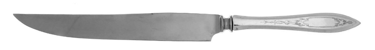 Debutante-Grandeur-Princess (Slvp, 1934, No Monos) Small Steak Carving Knife with Stainless Blade by Oneida Silver-1