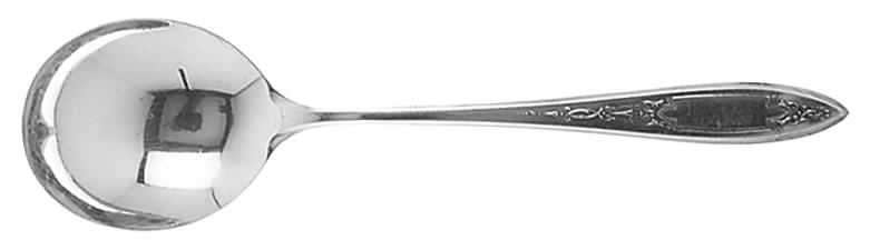 Debutante-Grandeur-Princess (Slvp, 1934, No Monos) Round Bowl Soup Spoon (Gumbo) by Oneida Silver-1