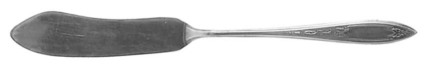 Debutante-Grandeur-Princess (Slvp, 1934, No Monos) Flat Handle Master Butter Knife by Oneida Silver-1