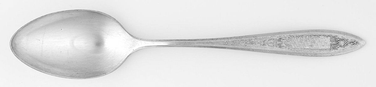Debutante-Grandeur-Princess (Slvp, 1934, No Monos) Five O'Clock Teaspoon by Oneida Silver-1