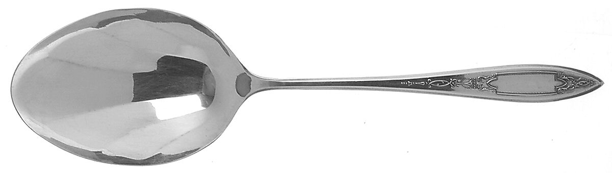 Debutante-Grandeur-Princess (Slvp, 1934, No Monos) Solid Smooth Casserole Spoon by Oneida Silver-1