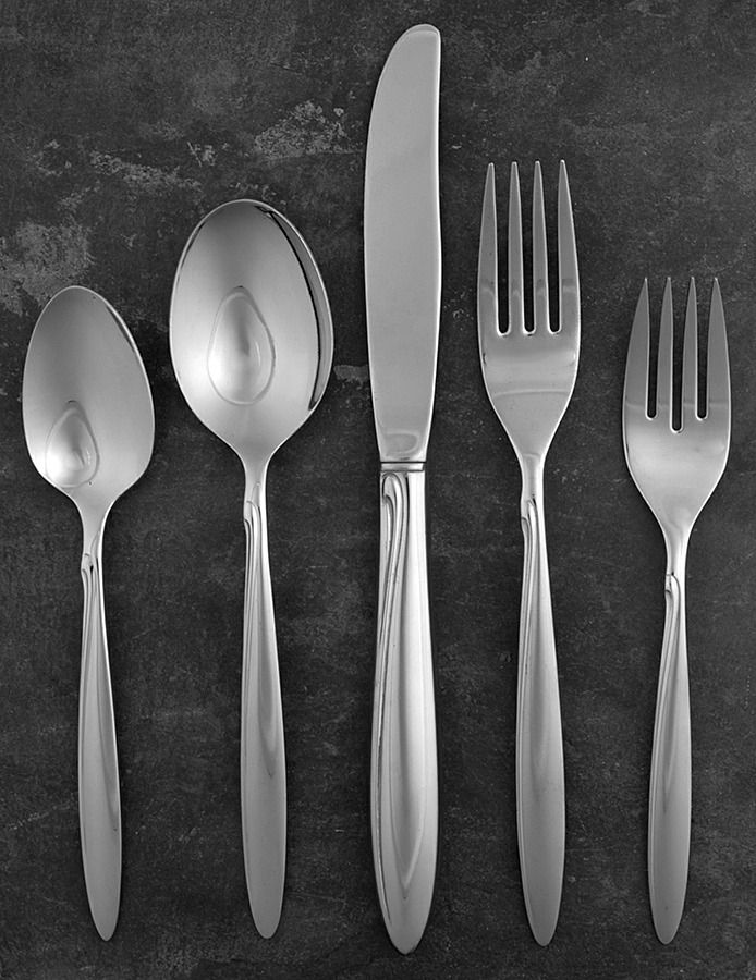 Delmar-Taper (Stainless) 5 Piece Place Setting by Oneida Silver-1