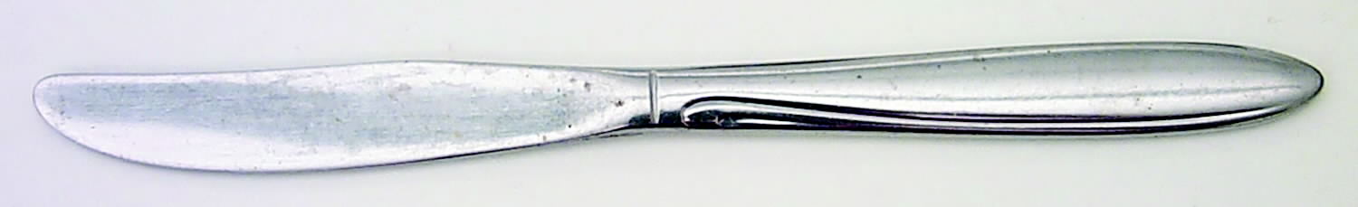 Delmar-Taper (Stainless) Modern Solid Knife by Oneida Silver-1