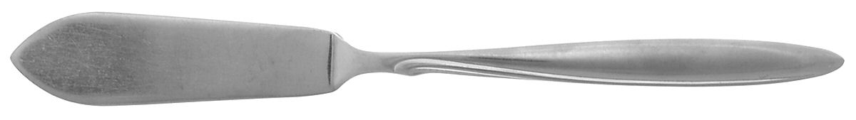 Delmar-Taper (Stainless) Flat Handle Master Butter Knife by Oneida Silver-1