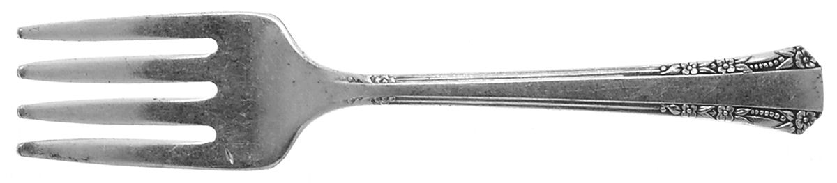 Del Mar (Silverplate, 1939) Baby Fork by Oneida Silver-1