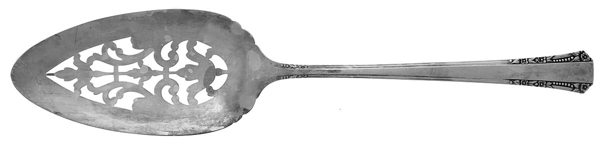 Del Mar (Silverplate, 1939) Solid Pie Server by Oneida Silver-1