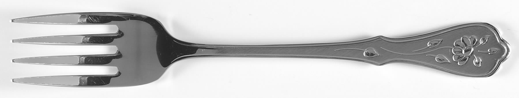 Dighton Rose (Stainless) Individual Salad Fork by Oneida Silver-1