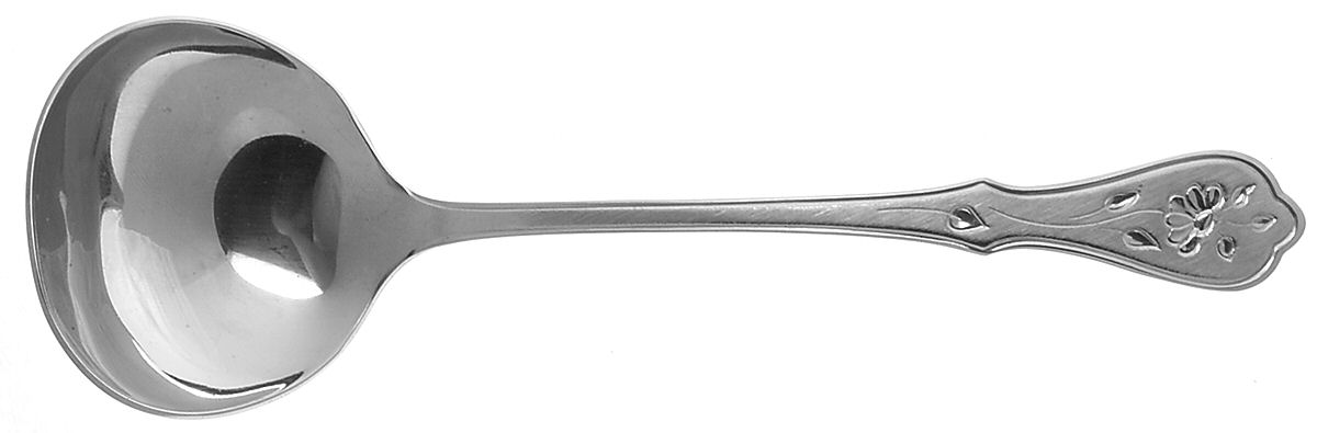 Dighton Rose (Stainless) Solid Gravy Ladle by Oneida Silver-1