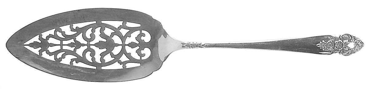 Distinction (Silverplate, 1951) Solid Pierced Pie Server by Oneida Silver-1