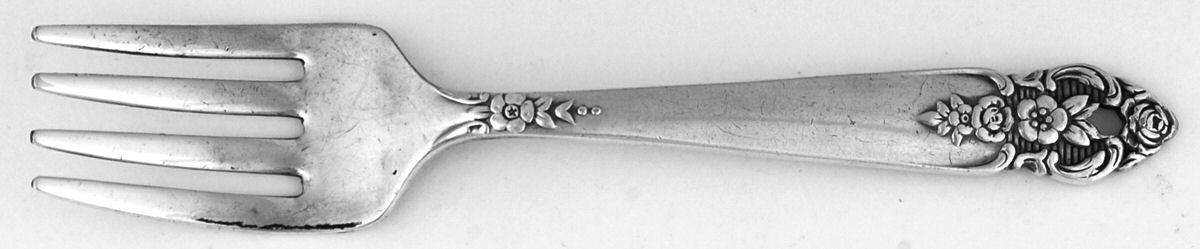 Distinction (Silverplate, 1951) Baby Fork by Oneida Silver-1