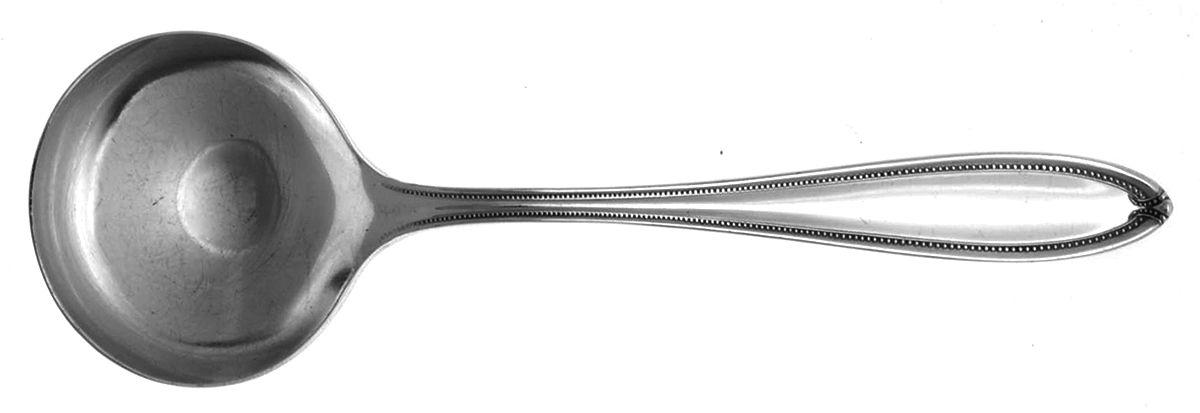 Dominion (Silverplate, 1915) Round Bowl Soup Spoon (Bouillon) by Oneida Silver-1