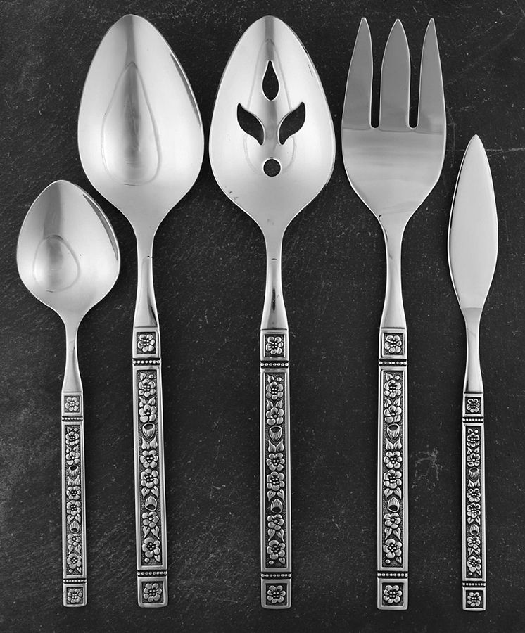 Dominica (Stainless) 5 Piece Hostess Set by Oneida Silver-1