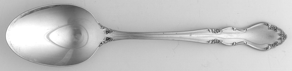 Dover (Sterling, 1968) Dessert/Oval Soup Spoon by Oneida Silver-1