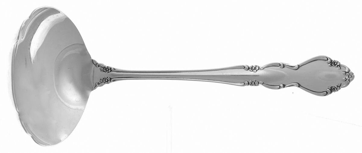 Dover (Sterling, 1968) Solid Gravy Ladle by Oneida Silver-1