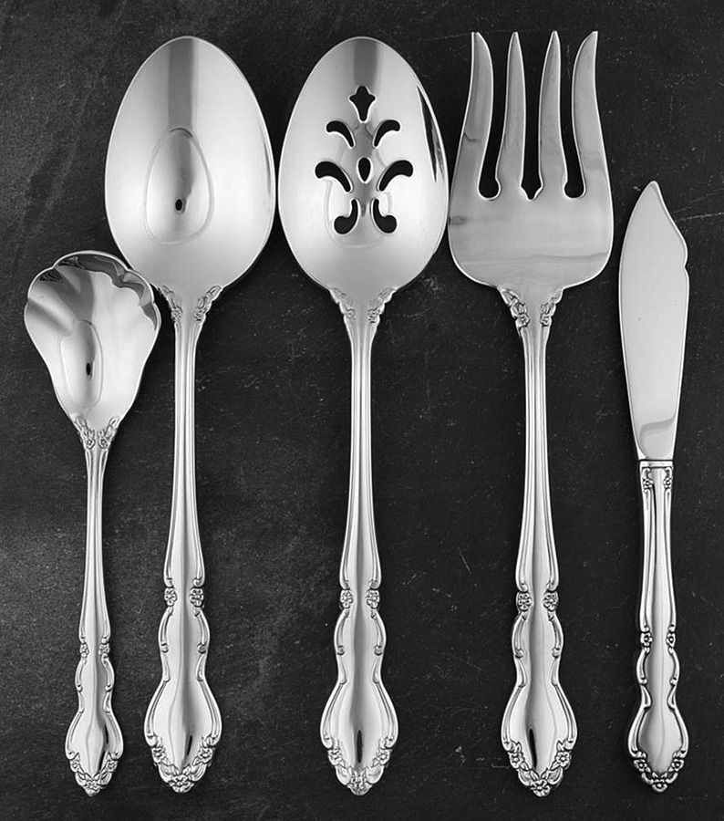 Dover (Stainless) 5 Piece Hostess Set by Oneida Silver-1