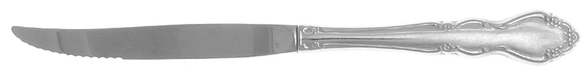 Dover (Stainless) Individual Steak Knife Hollow Handle Serrate Blade by Oneida Silver-1