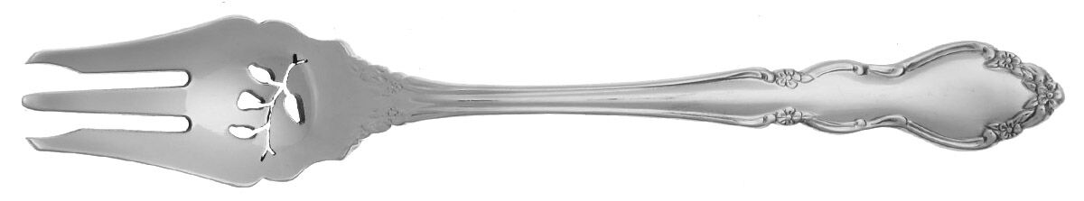 Dover (Stainless) Pickle Fork Pierced with Short Handle HC by Oneida Silver-1