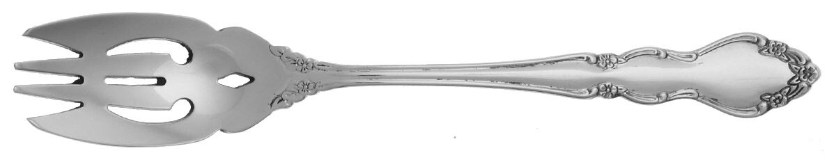 Dover (Stainless) Fish/Salad Fork Individual Large HC by Oneida Silver-1