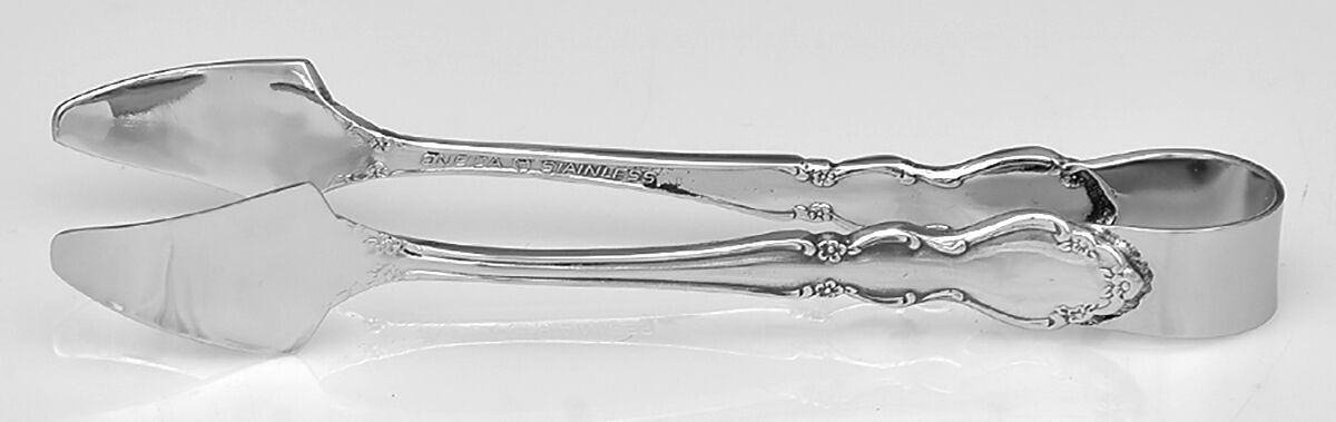 Dover (Stainless) Sugar Tongs Solid HC by Oneida Silver-1