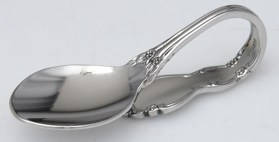 Dover (Stainless) Baby Spoon with Curved Handle HC by Oneida Silver-1